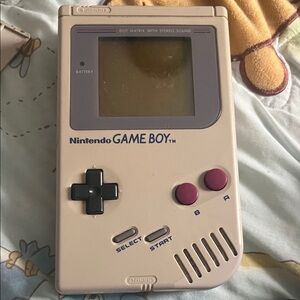 Nintendo Game Boy Classic Handheld - Gray with Purple Buttons